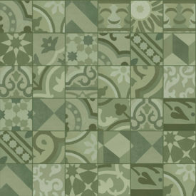 D_SEGNI BLEND DECORO MIX VERDE 100X100 10 | Regia